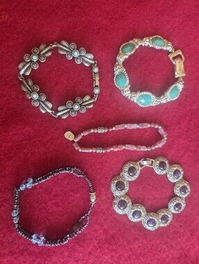 Bundle Of 5 Ladies Bracelets.